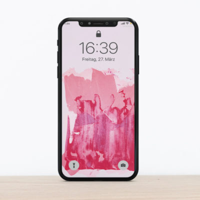 Rosa Swoosh Smartphone Hintergrund