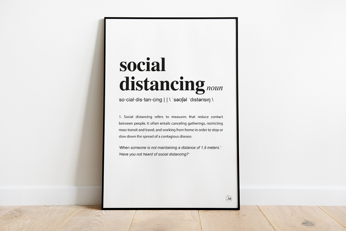 Social Distancing Mockup